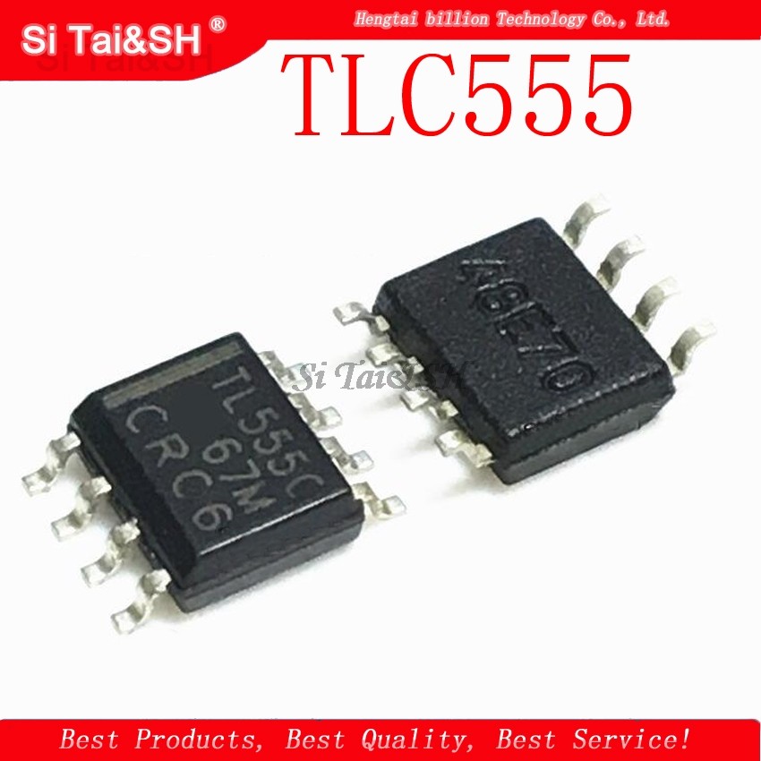 10 ชิ้น/ล็อต TLC555 TL555I TL5551 TLC555IDR SOP8 patch ใหม่เดิม