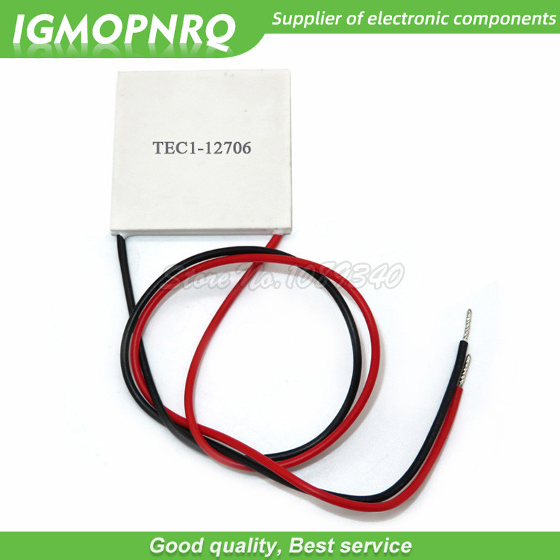 1PCS TEC1 12706 12v 6A 40*40 มม.TEC Thermoelectric Cooler Peltier tec1 12706