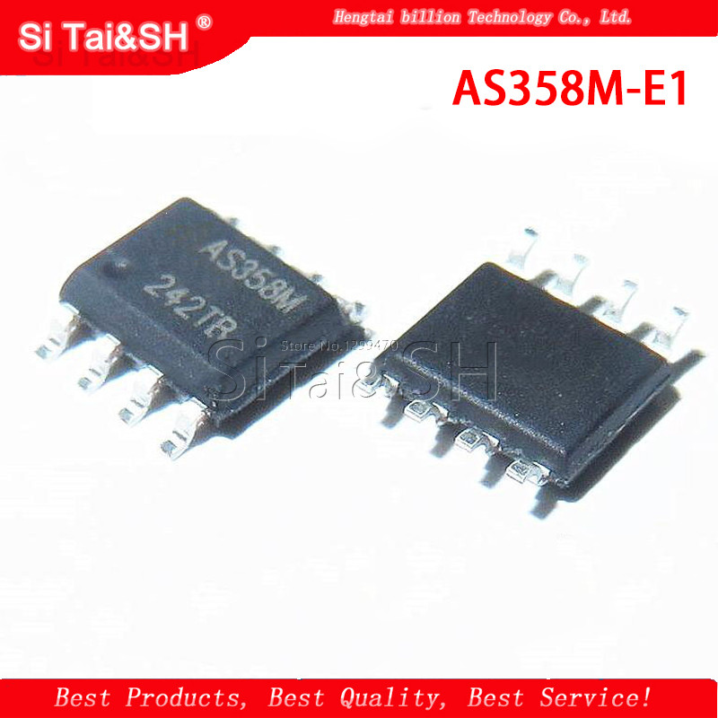20PCS AS358M E1 AS358M SOP8 ใหม่ LCD แรงดันไฟฟ้าบอร์ดตรรกะชิป IC IC IC IC