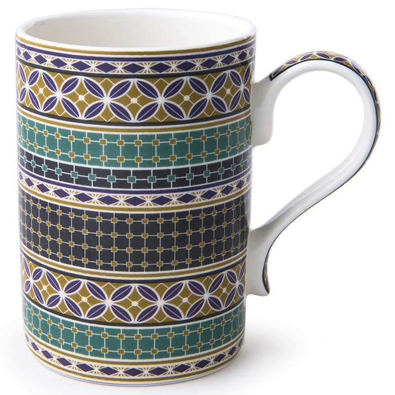 Portmeirion Atrium แก้วเซรามิค 0.34L เรขาคณิต 1 ชิ้น