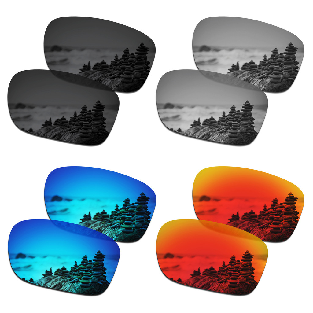 Combo Pack เลนส์ทดแทนสําหรับ OO9244 Holbrook Asian Fit 56mm Sunglass|Anti-scratch|ติดตั้งง่าย|ยูวี 400