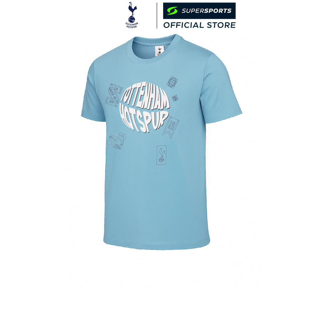 SPURS Graphic เสื้อยืดผู้ชาย สีฟ้า