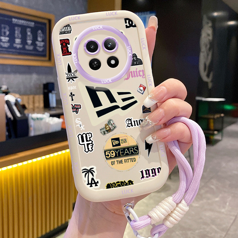 Realme 12 5G 13 5G C65 5G Narzo 70X 5G Narzo N65 5Gกรณีสกปรกพร้อมเชือกเส้นเล็ก