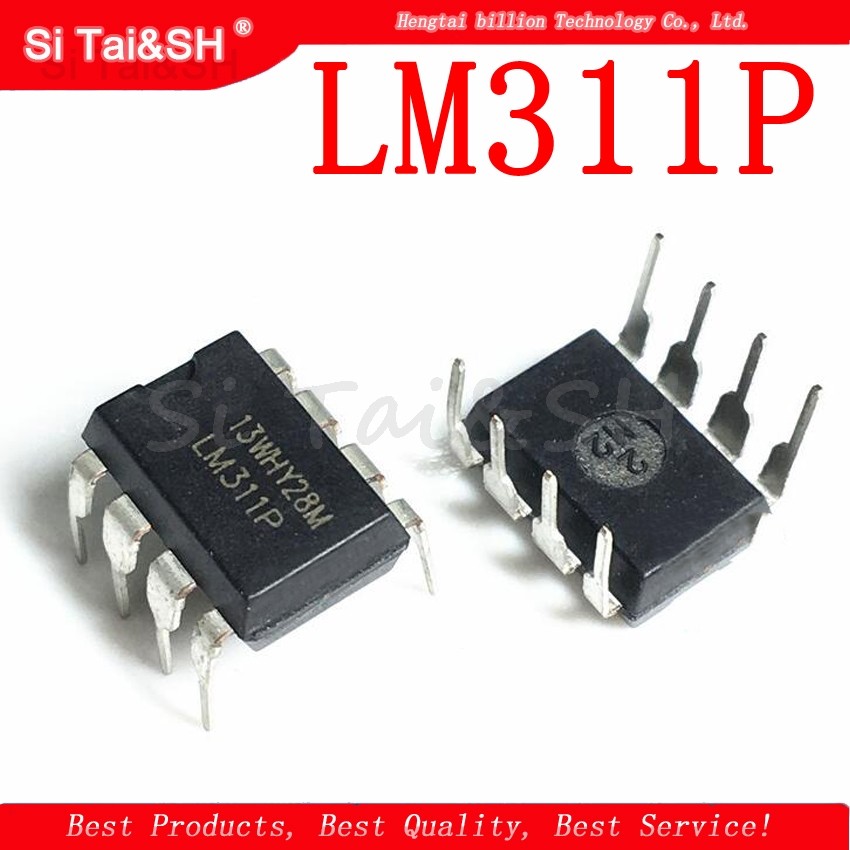 10PCS LM311P DIP8 LM311 DIP 311P DIP 8 DIFFERENTIAL COMPARATORS พร้อม STROBES IC ใหม่และต้นฉบับ