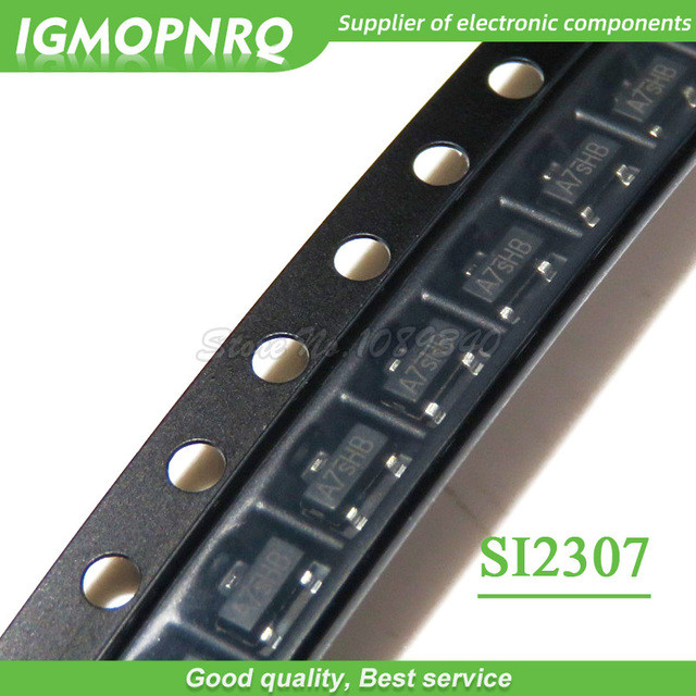 50PCS SI2301 SI2302 SI2305 SI2306 SI2307 SOT23 N ช่องเสริมโหมด field effect ทรานซิสเตอร์
