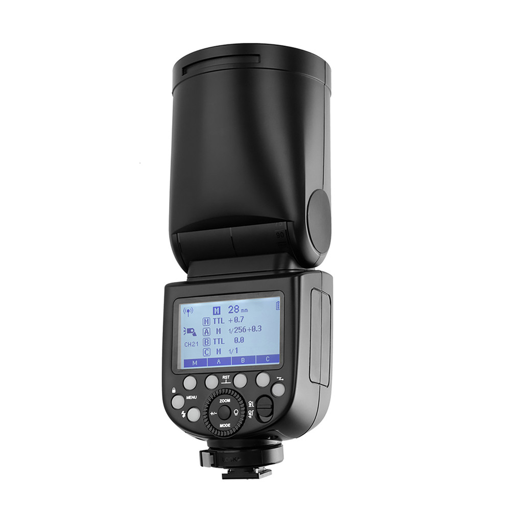 [Promo] Godox V1S Professional กล้องแฟลช Speedlite Speedlight หัวกลมไร้สาย 2.4G Fresnel ซูมสําหรับ S