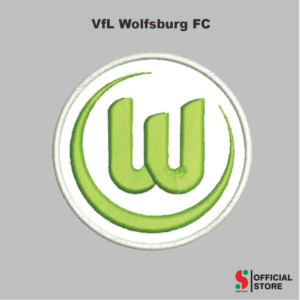 SPORT-669 PATCH VfL Wolfsburg FC คอมพิวเตอร์ EMBROIDERY โลโก้/ BADGE EMBLEM