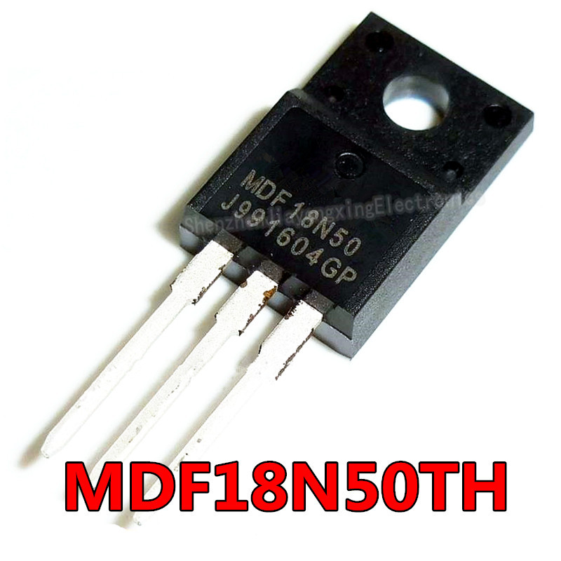 10 ชิ้น/ล็อต MDF18N50TH MDF18N50 18N50 18A/500V MDF18N50BTH TO 220F ใหม่ original spot ขายร้อน