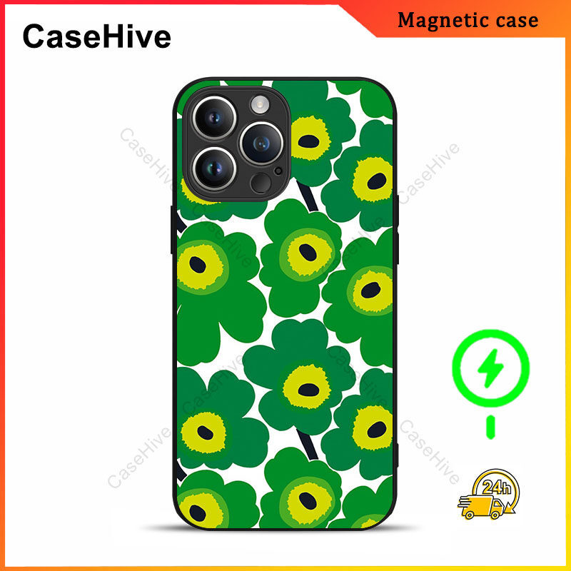 เคสโทรศัพท์ดอกไม้สําหรับ iPhone 17 Pro Max / iPhone 16 Pro Max / 15 Pro Max / 13 / Samsung Galaxy S2