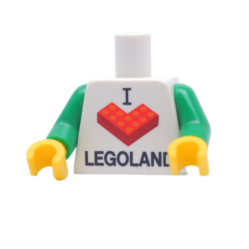 Ploybrick |ราคา/ชิ้น| Parts Torso I Love Legoland