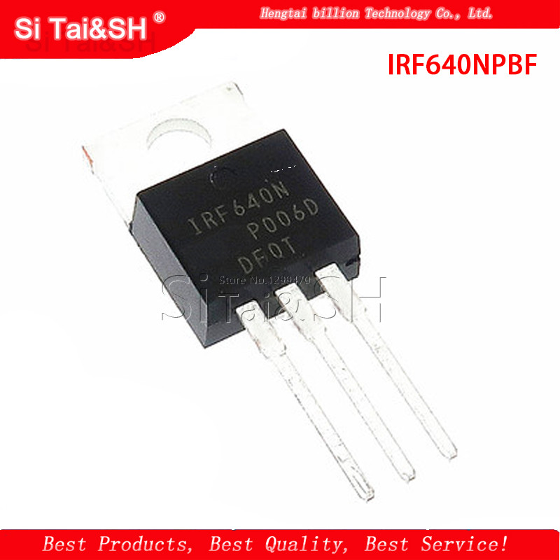 10 ชิ้น IRF640NPBF TO220 IRF640N TO 220 IRF640 Power MOSFET ใหม่และต้นฉบับ