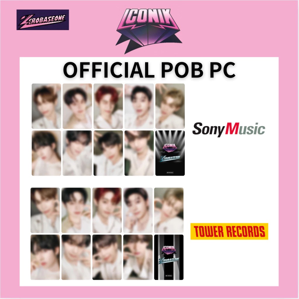 ZB1 ZEROBASEONE Japan Special EP ICONIK JAPAN STORE BENEFIT TOWER RECORD SONY MUSIC OFFICIAL PHOTO C