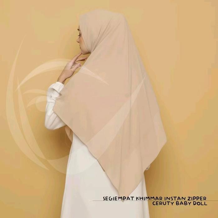 3P9U9-ทันทีสแควร์ฮิญาบซิปSyarIซิปCeruty Babydoll Hijab 140Cm140Cmนุ่ม