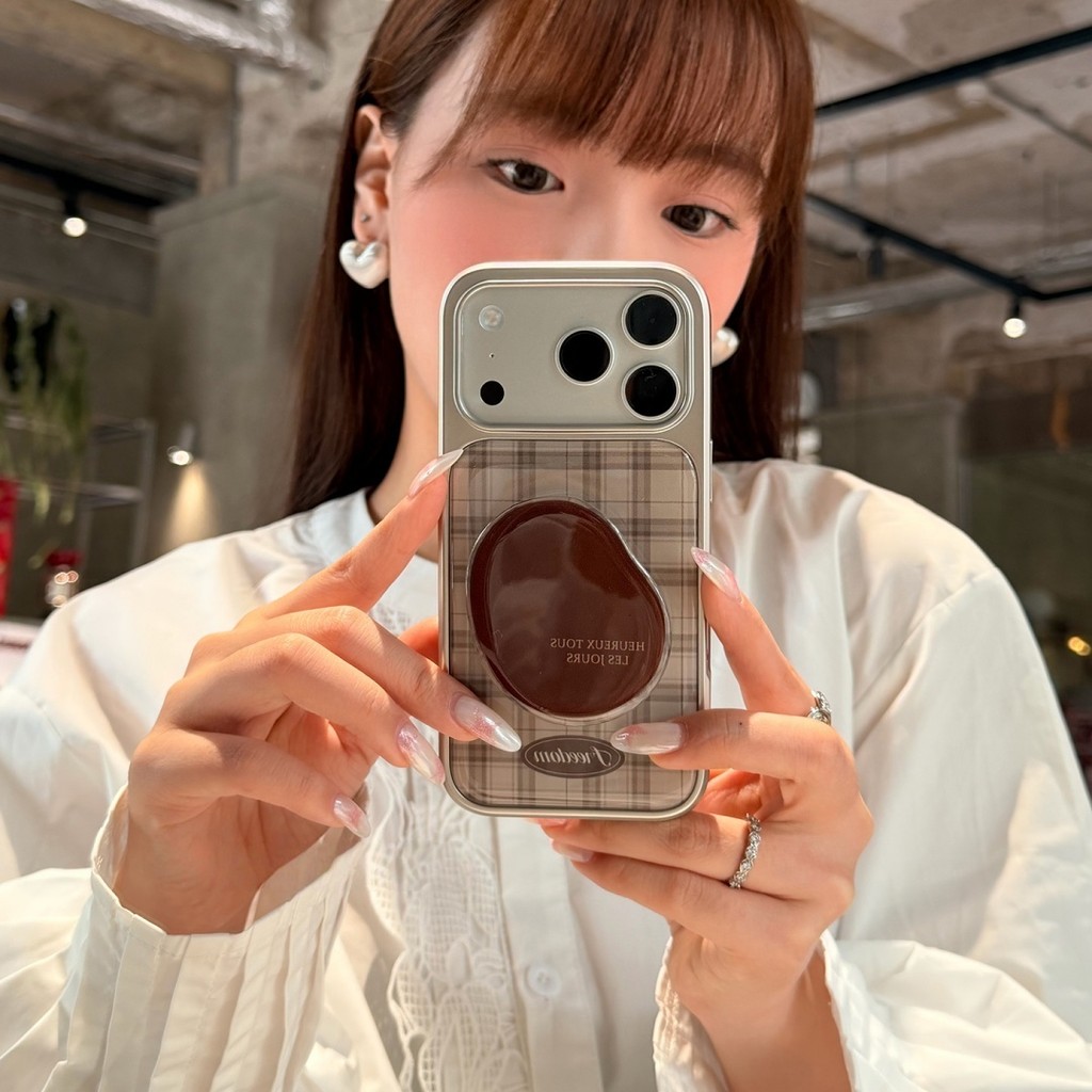 DD24 สําหรับ iPhone 17 Pro Max Air 16 Pro 15 Plus 14 13 12 11 Electroplating Resin หยดเคสโทรศัพท์