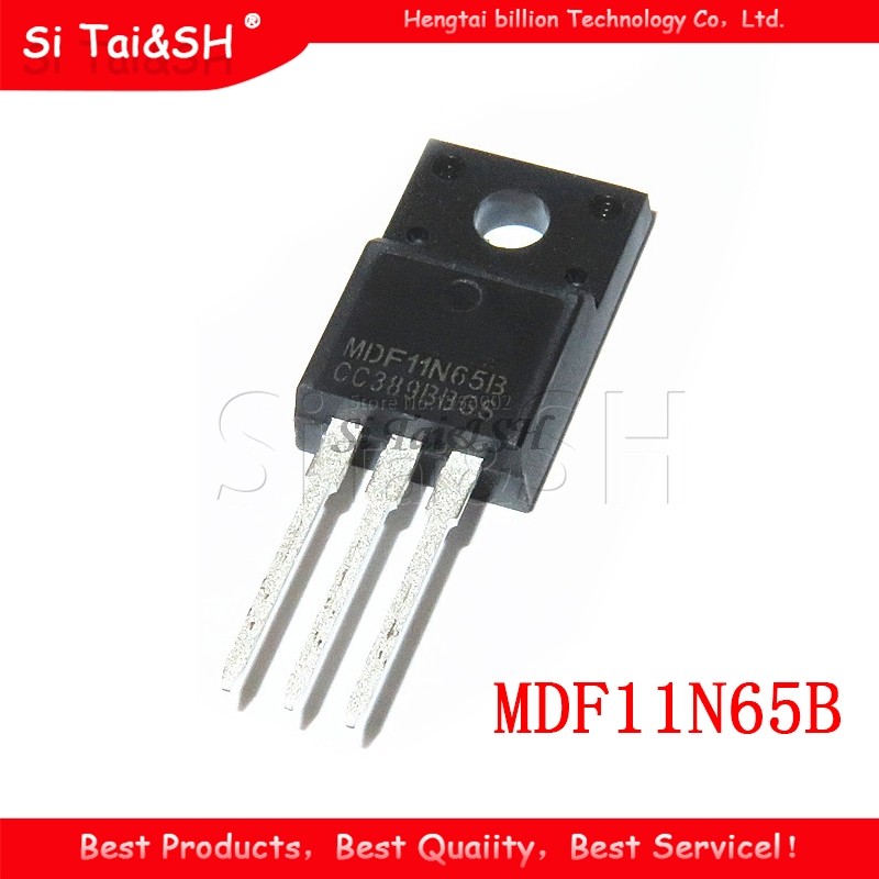10pcs MDF11N65B ถึง 220F MDF11N65 ถึง 220 MDF11N65BTH TO220F 11N65B 650V 11A ใหม่เดิม