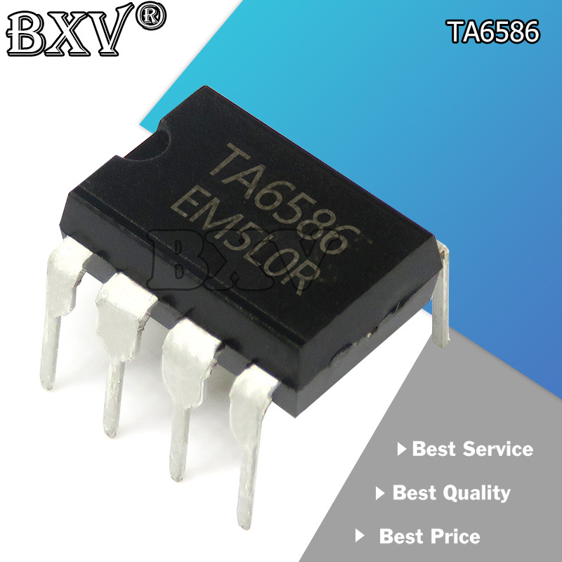 CR-10PCS/LOT TA6586 6586 DIP 8 DIYGBA มอเตอร์ไดร์เวอร์ IC DIP8