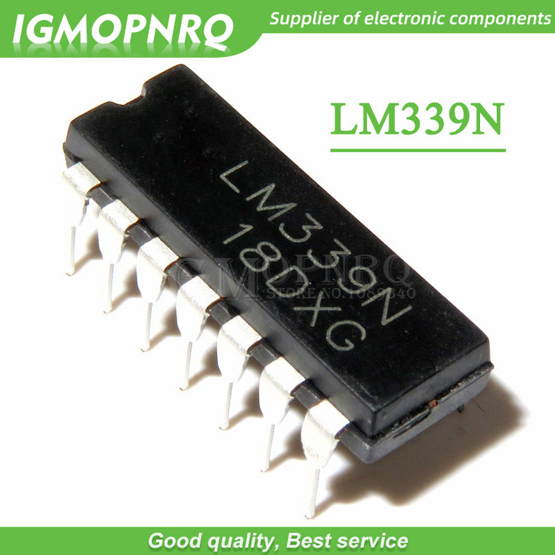 10PCS LM339N DIP14 LM339 DIP 339N DIP 14 Quad Single Supply Comparators