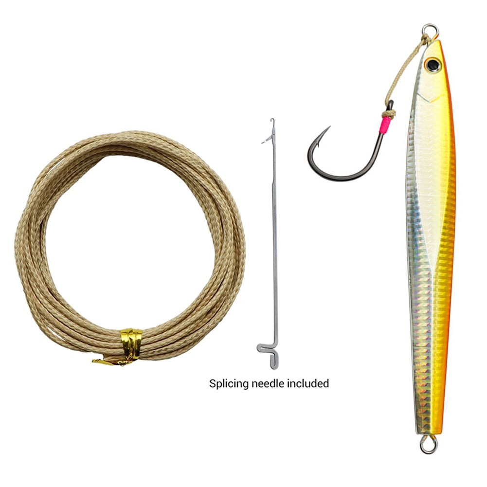 [ZISG]120/170/250/330LB สําหรับสายตกปลาแบบถัก PE Hollow Core Hook Binding Rope