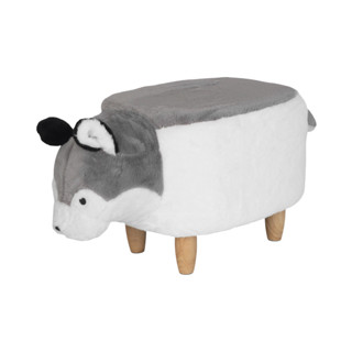 สตูลรูปสุนัข DOG KASSA รุ่น CRC-25011 สีเทา - ขาว