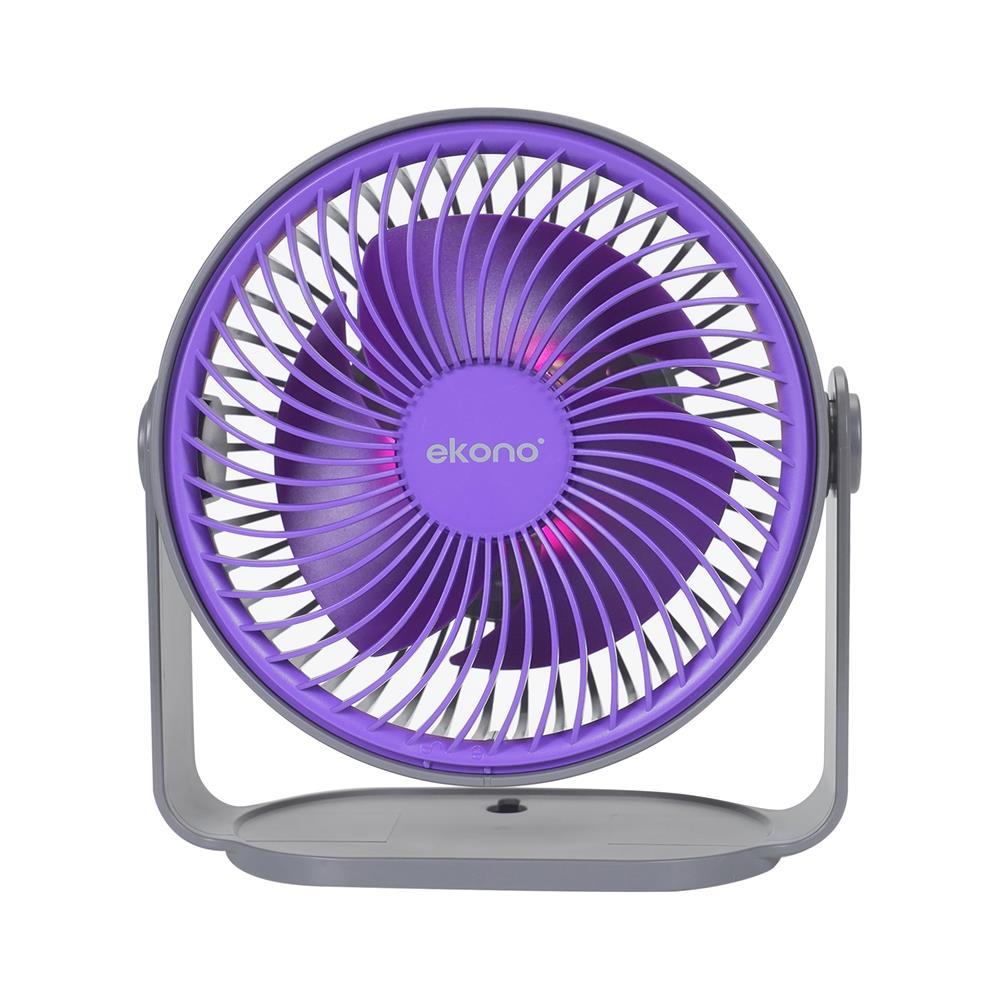 HomePro พัดลมพกพา 6 นิ้ว  EK-PTB14GY สีเทา แบรนด์ EKONO