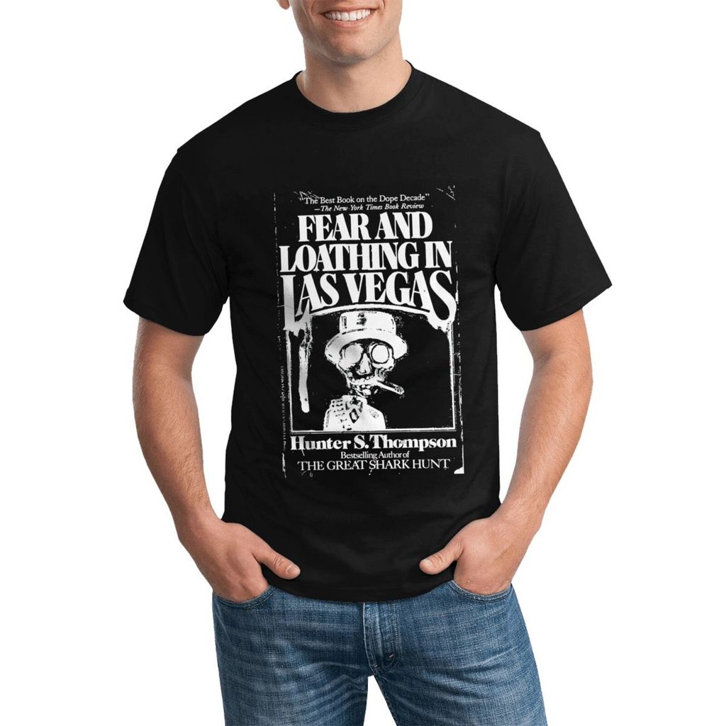 Fear And Loathing In Las Vegas T-Shirt คอวี ทำจากcotтон100% สวมใส่ได้ทุกวัน และเหมาะกับไซส์ใหญ่