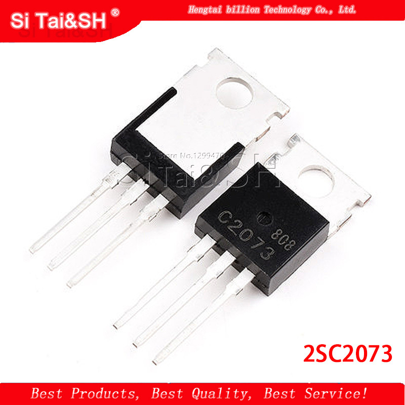 10pcs 2SC2073 TO220 C2073 ถึง 220 ถึง 22 KSC2073 1.5A 150V triode