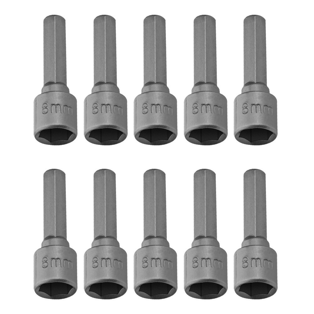 xk12 4-13 มม.Hex Sockets Nut Driver ชุดไขควงประแจซ็อกเก็ตสําหรับใช้ในครัวเรือน DIY