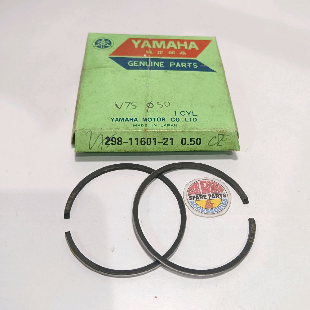 แหวน seher V75 @50 แหวนลูกสูบ yamaha V 75 oversize 50