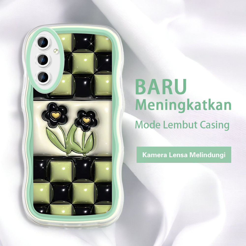 HIJAU Jasouwe Samsung A7 2018 A33 A34 A35 5G A51 A52 A53S A54 A55 5G A52S A53 A58 A71 A72 A73 A78 5G