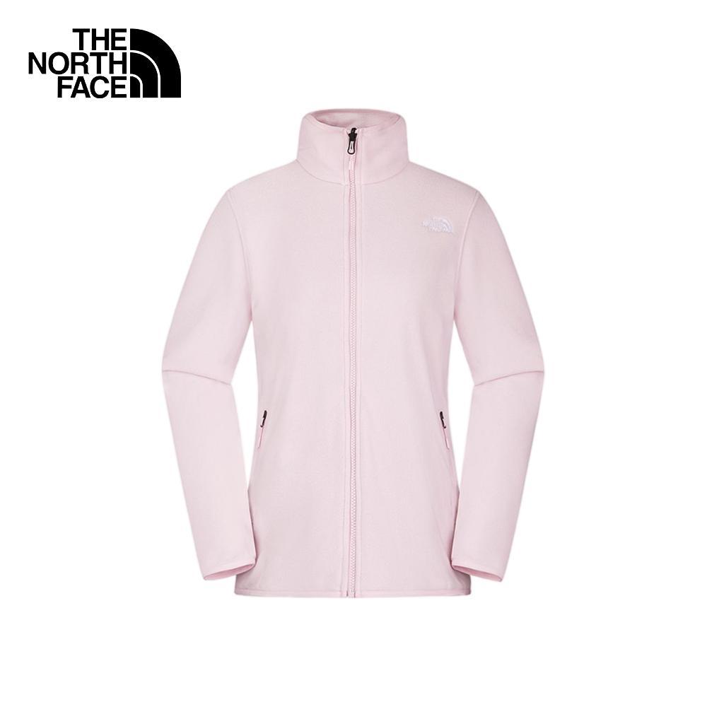 THE NORTH FACE WOMEN GLACIER FLEECE JACKET - ดูตาราง ASIA Size (AP) - PALE BLOSSOM แจ็กเก็ตกันหนาวผู้หญิง