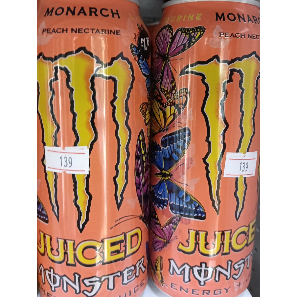 MONSTER Energy Drink Monarch PEACH NECTARINE 500ml