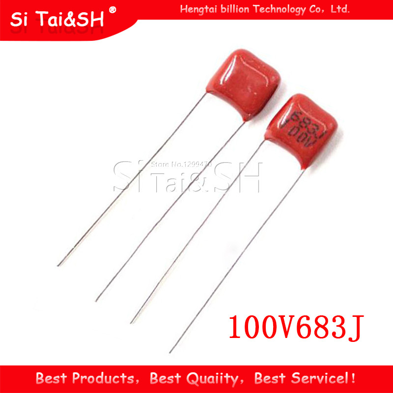 20PCS 100V683J 68NF 0.068UF Pitch 5 มม.100V 683 CBB ตัวเก็บประจุฟิล์มโพรพิลีน