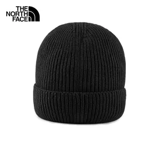 THE NORTH FACE TNF LOGO BOX CUFFED BEANIE - TNF BLACK หมวกบีนนี่ Unisex