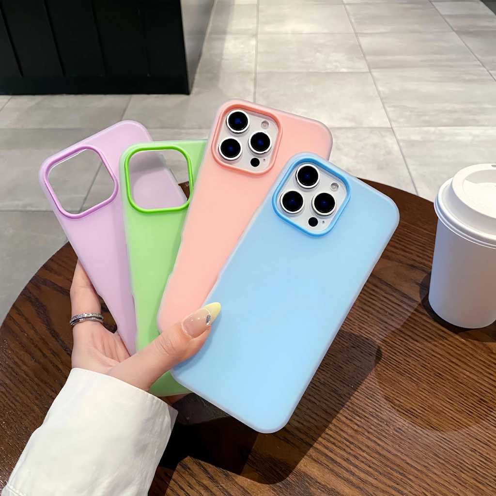 สวย Jelly Color 2 In 1 Casing Vivo V60 Lite Y29 Y400 Iqoo Z10 Lite Z10R Y19S Pro Case