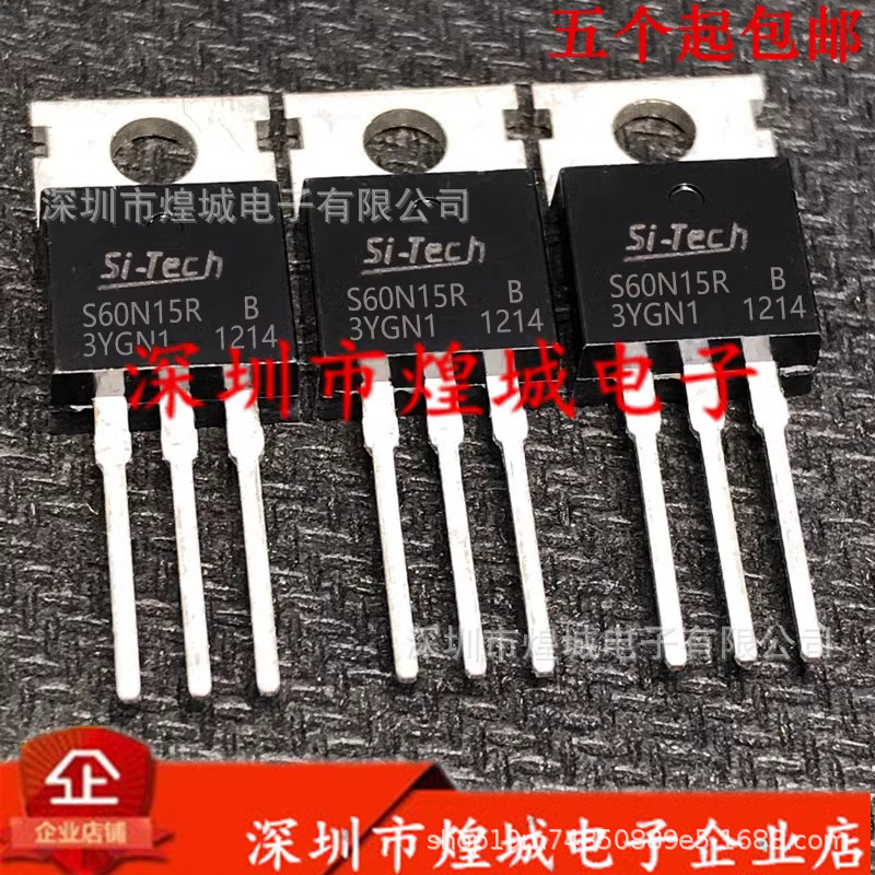 10 ชิ้น/S60N15R คลังสินค้าพร้อมสต็อก s60N18R TO-220 MOS Field Effect Tube ทรานซิสเตอร์ Test Good Del