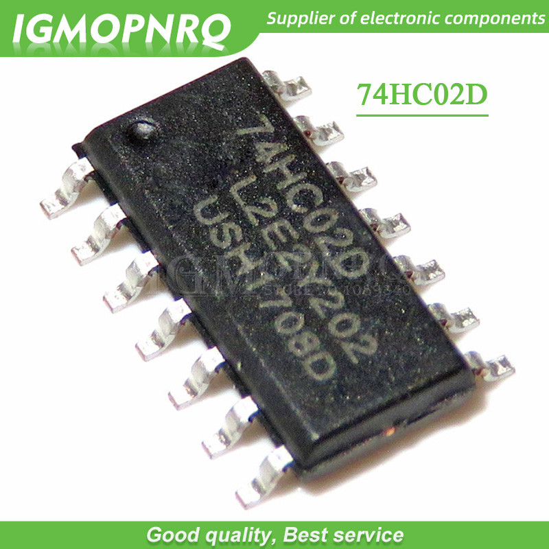10PCS 74HC02D SOP14 74HC02 SOP SN74HC02DR SOP 14 SN72HC02 SMD IGMOPNRQ