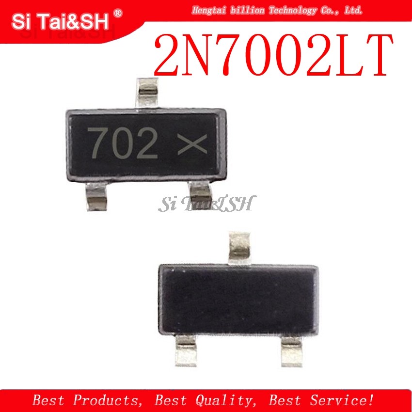 100 ชิ้น/ล็อต 2N7002LT 2N7002 7002 N Channel MOSFET N CH SOT23 SMD.