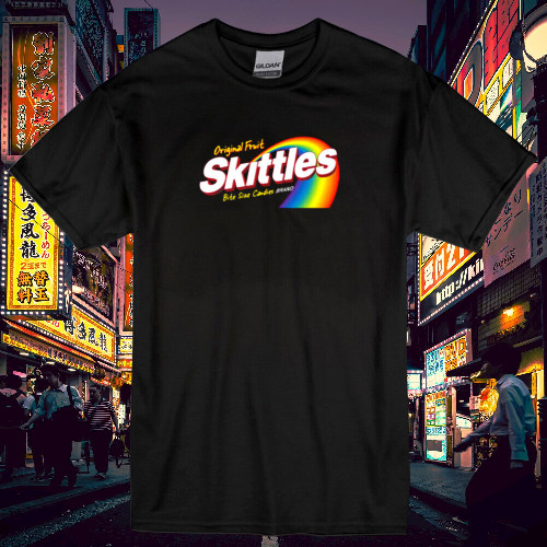 เสื้อใหม่ Skittles Candies Men & Logo T Shirt