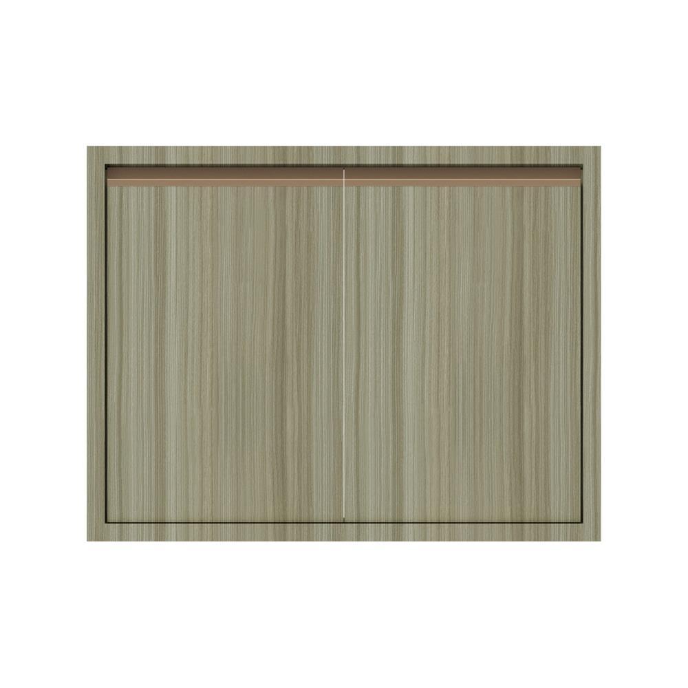 JUPITER บานคู่เรียบ SILKY TEAK 83x63 ซม. สีน้ำตาล จัดส่งโดย HomePro