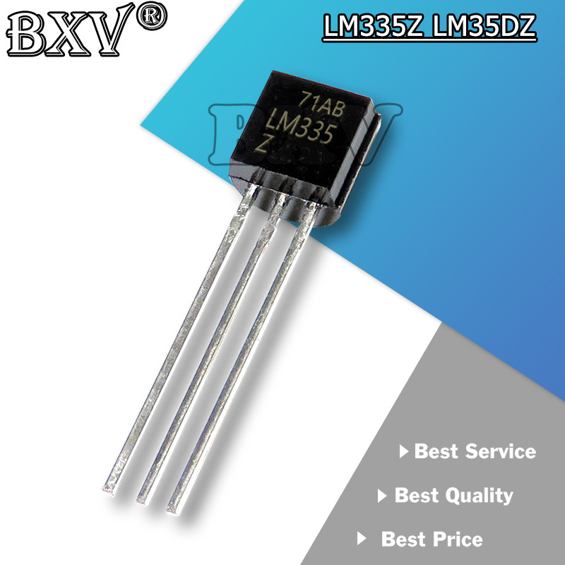 CR-5PCS/LOT LM335Z ถึง 92 LM35DZ LM35 LM335 TO92 335Z IC ใหม่และต้นฉบับ