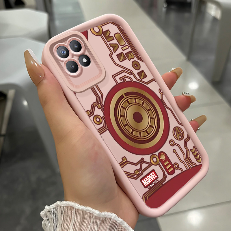 เคสสำหรับ Realme 8i Narzo 50 เคสโทรศัพท์สามสีซิลิโคนกันกระแทก