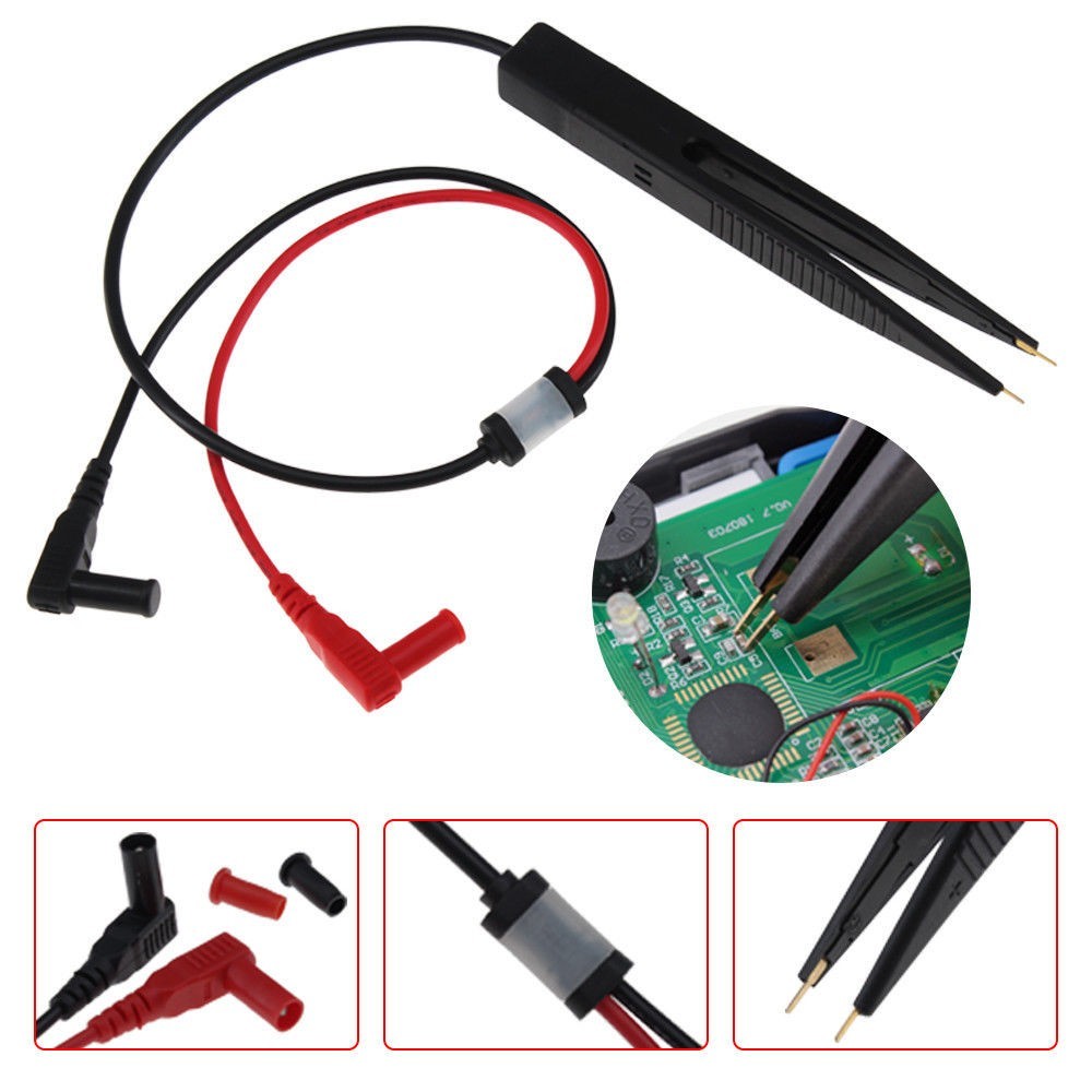 APRTYfor SMD Inductor Tester Clip Probe แหนบสําหรับตัวต้านทานตัวเก็บประจุหลายเมตร