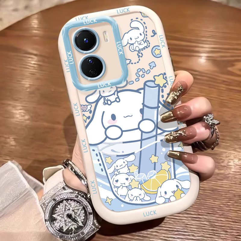 เคสสำหรับ VIVO Y16 Y35 5G Y56 5G Y02s เคสโทรศัพท์สัตว์น่ารักซิลิโคนกันกระแทก