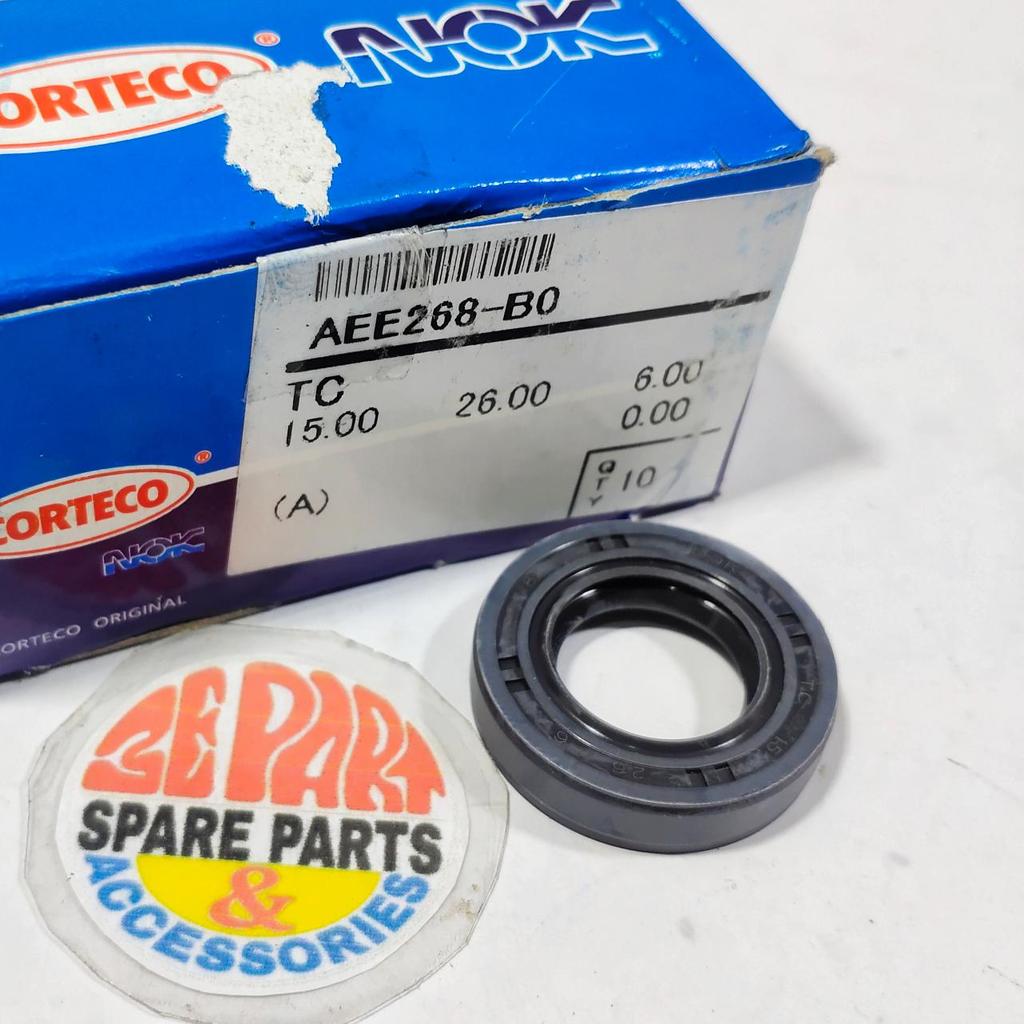 Sil 15 26 6 TC NOK Seal As centah starter ALFA F1ZR VEGA JUPITER L2G RS