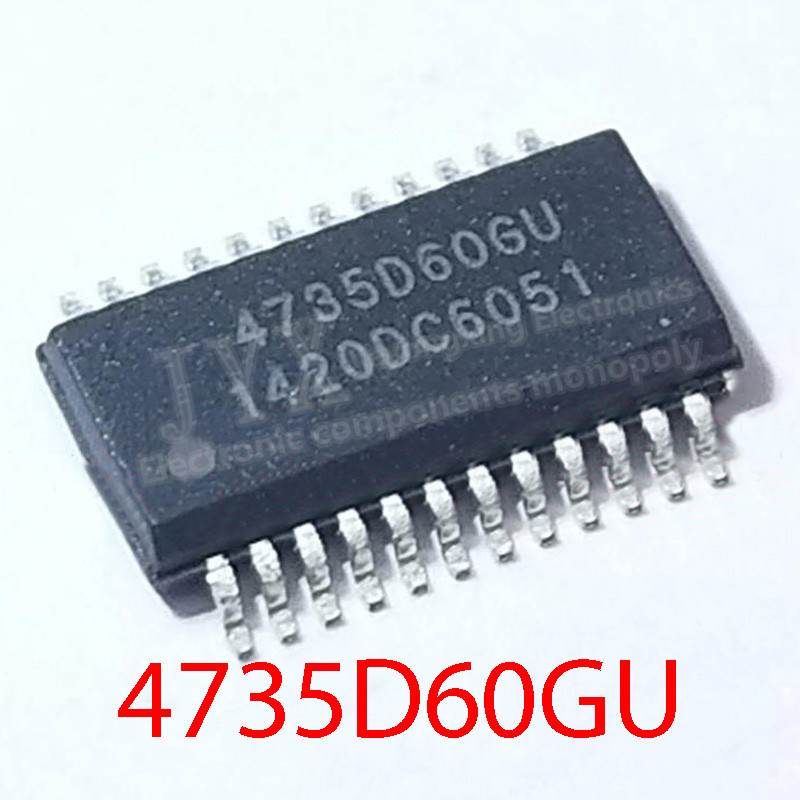 1 ชิ้น/ล็อต 4735D60GU SI4735 D60 GUR SI4735 D60 GU SSOP24 ใหม่เดิม