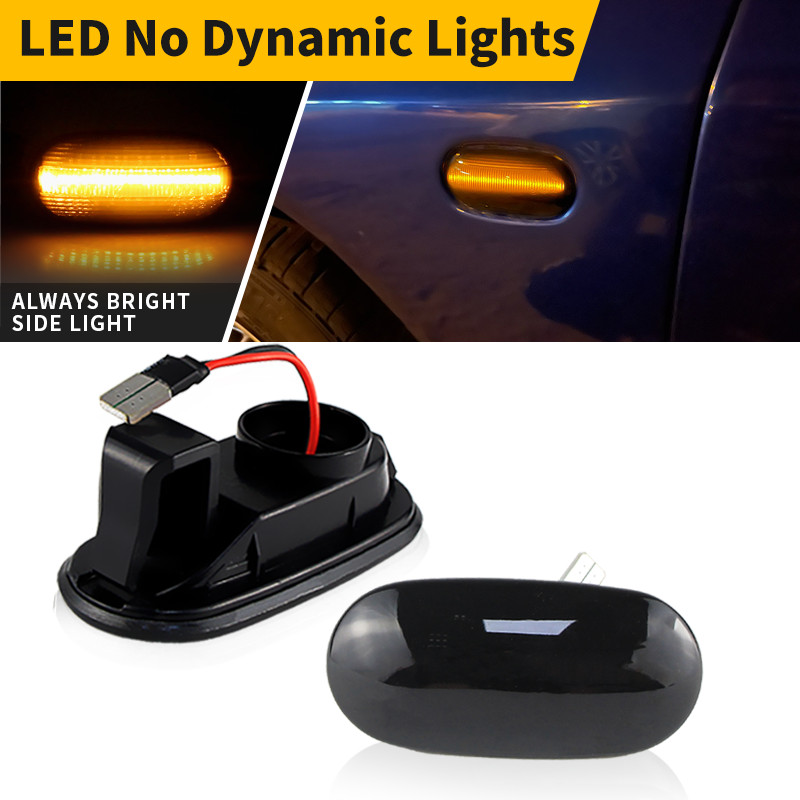 2PCS แบบไดนามิกสําหรับ Mitsubishi Triton L200 2005-2015 Pajero Montero Sport Nativa 08-16 LED Side Marker Blinker ไฟเลี้ยวโคมไฟ