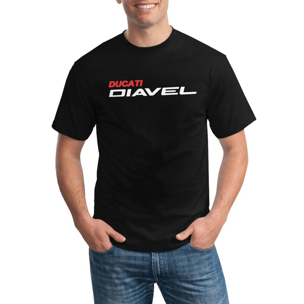 เสื้อยืด dukati diavel superbike สำหรับคนตัวใหญ่ ผ้าฝ้าย 100% สวมใส่สบาย