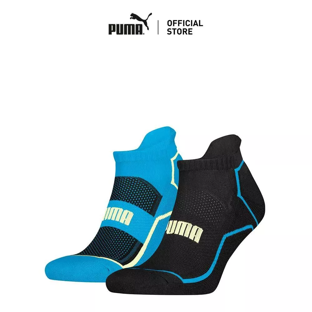 PUMA Various ถุงเท้าวิ่ง PUMA แบบยูนิเซ็กส์ 2 คู่ สีดำ - 93893005