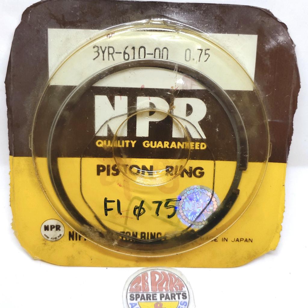 F1 F1ZR 3YR Os 75 แหวนลูกสูบ - YAMAHA Force 1 F1Z 3YR-610-00 แหวนลูกสูบขนาด 75