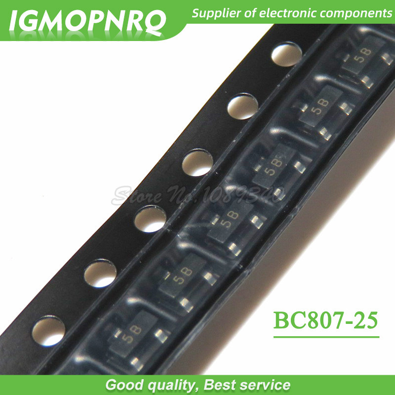 100PCS BC807 25 BC807 40 BC817 25 BC817 40 SOT 23 BC846B BC847B BC848B BC856B BC857B SOT23 ทรานซิสเต